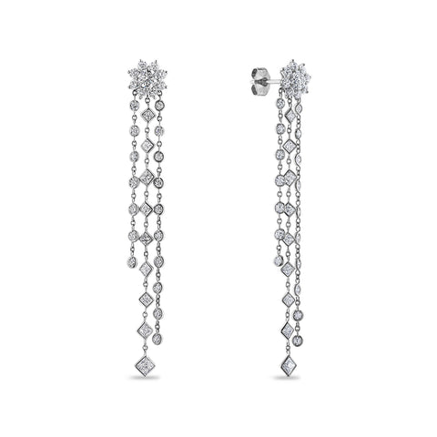 Diamond Waterfall Earrings